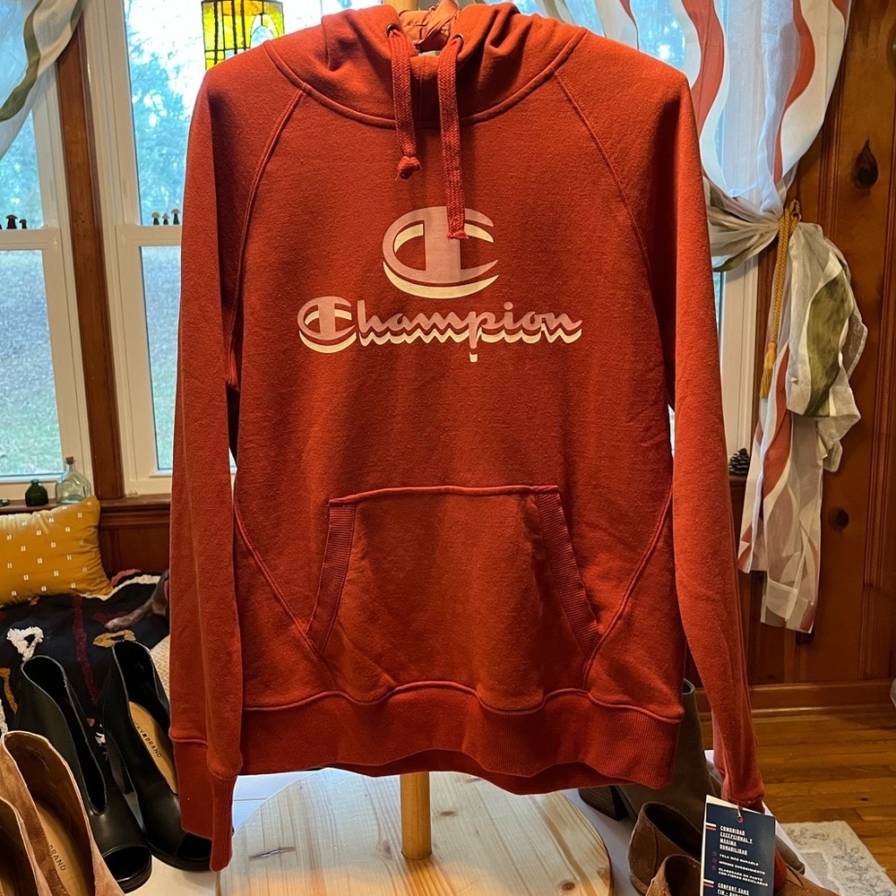 NWT Champion Warm Cinnamon Powerblend Hoodie/Sweatshirt Women's Small